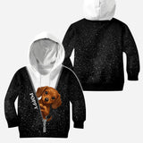 Cute Pet Peeking - Personalized Pet Hoodie and Leggings