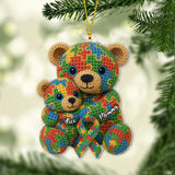 Strong Mama - Personalized Autism Awareness Ornament