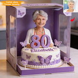 Custom From Photo, Theme And Number - Personalized Birthday Custom Shaped Acrylic Plaque