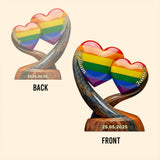 Love Is Love - Personalized LGBT Support Custom Shaped Acrylic Plaque