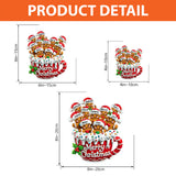 Merry Christmas - Personalized Family Custom Shaped Acrylic Plaque