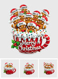 Merry Christmas - Personalized Family Custom Shaped Acrylic Plaque