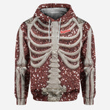 Halloween Skull Knitted Warm - Personalized Skull Hoodie and Leggings