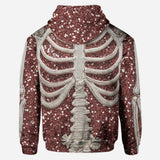 Halloween Skull Knitted Warm - Personalized Skull Hoodie and Leggings