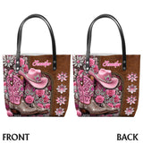 Beautiful Cowgirl Boots - Personalized Cowgirl Tote Bag