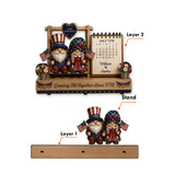 Growing Old Together - Personalized Couple 2 Layered Big Freestanding