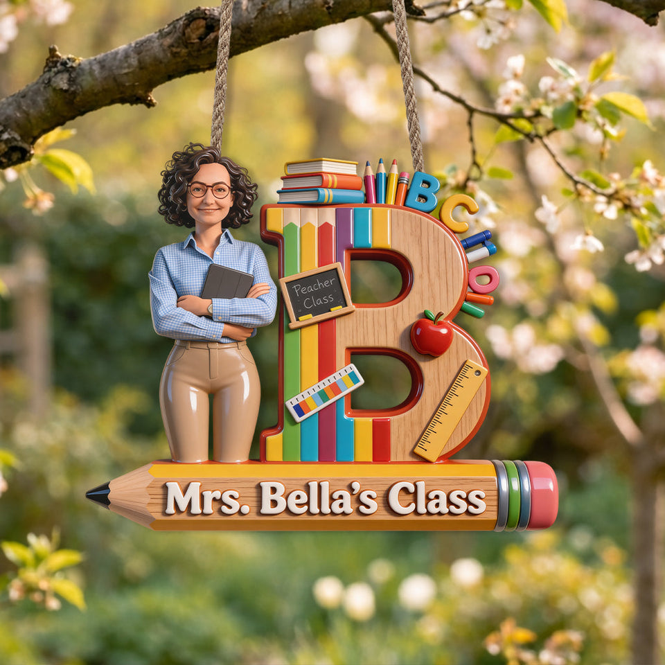 Teacher Gift Idea - Personalized Teacher Acrylic Sign