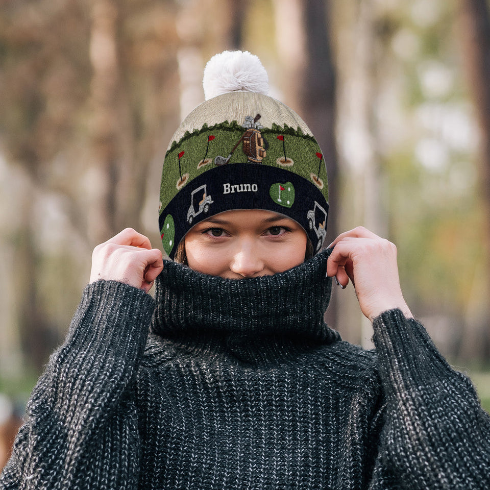 Love Golf - Personalized Golf Beanie Hat