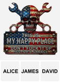 Don't Mess This Up - Personalized Mechanic Cut Metal Sign