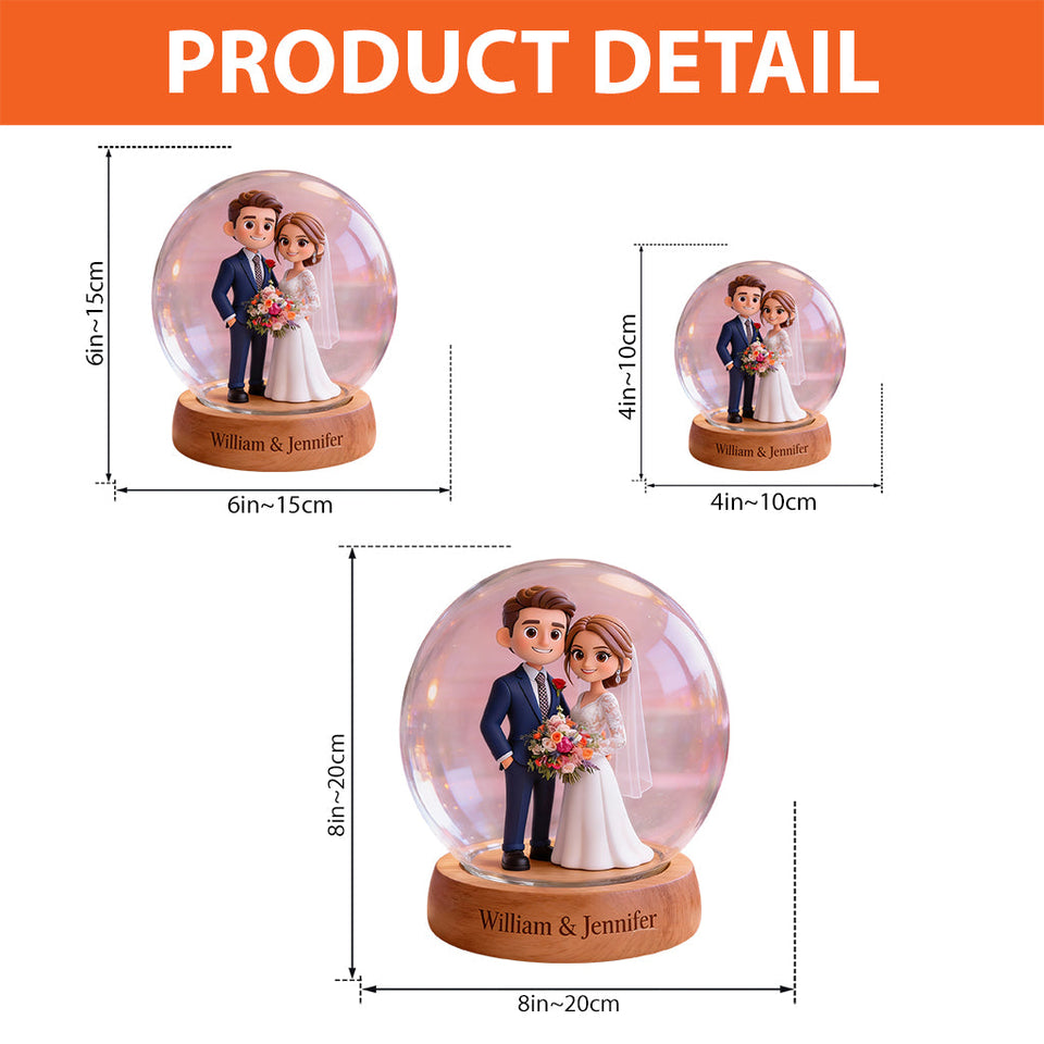 I Love You - Personalized Couple Custom Shaped Acrylic Plaque