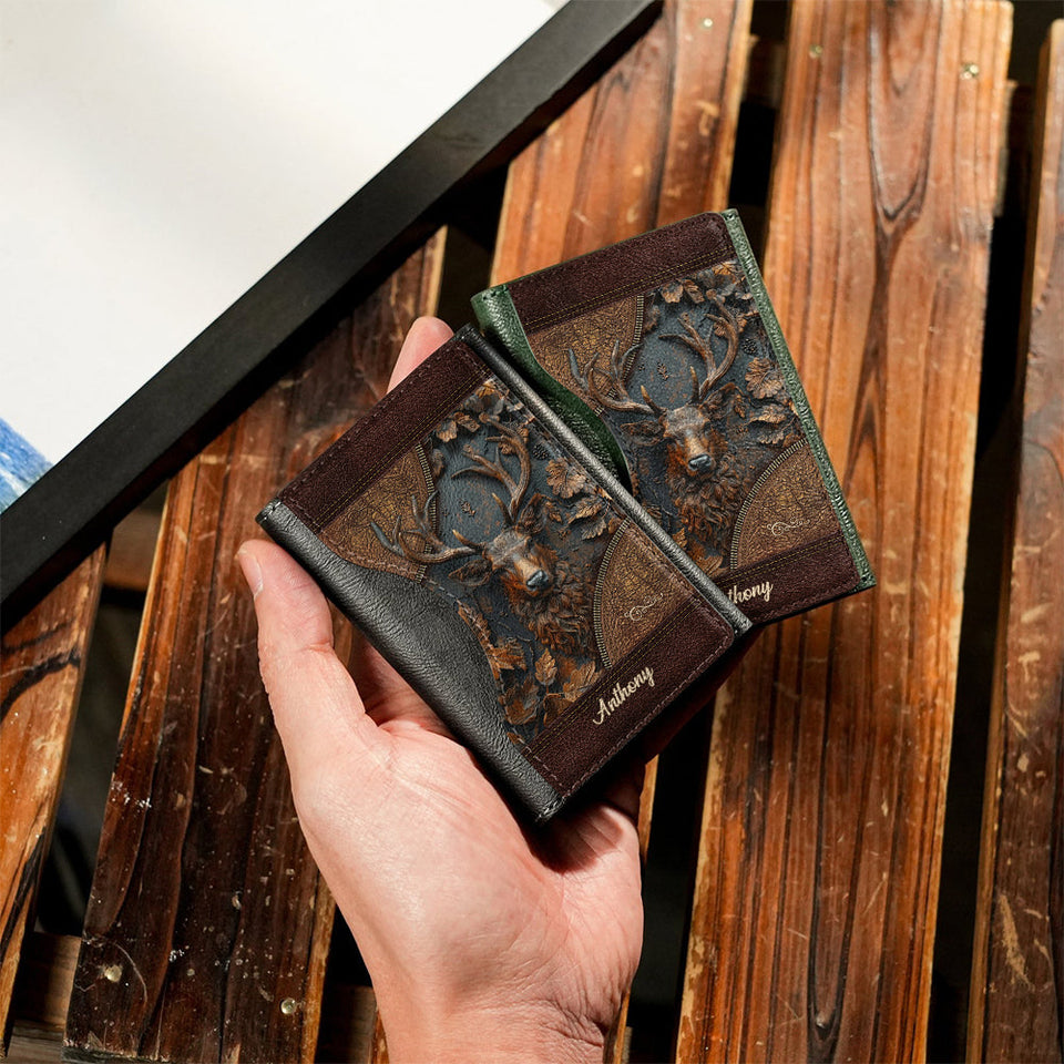 Stunning Deer - Personalized Hunting Magsafe Wallet