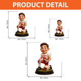 Funny Cartoonish Style - Personalized Football Custom Shaped Acrylic Plaque