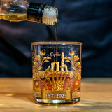 Wedding Couple - Personalized Couple Whiskey Glass