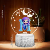 Beautiful Light - Personalized Kid Shaped Plaque Light Base