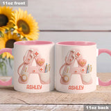 Nurse Alphabet Custom - Personalized Nurse Accent Mug
