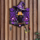 Welcome To The Witch House - Personalized Witch Custom Shaped Key Rack