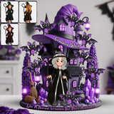 The Most Amazing Witch Gift For Mom, Grandma,... - Personalized Mother Custom Shaped Acrylic Plaque