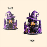 Witch House - Personalized Witch Custom Shaped Acrylic Plaque