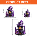 Witch House - Personalized Witch Custom Shaped Acrylic Plaque