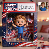 Happy 4th July - Personalized Kid Acrylic Display Box