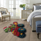 Dinosaur Christmas - Personalized Kid Non-Slip Tufted Rug