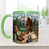 Adventure Awaits - Personalized Hiking Accent Mug & Coaster