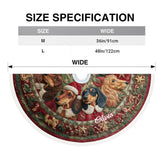 Love My Dog - Personalized Dachshund Tree Skirt