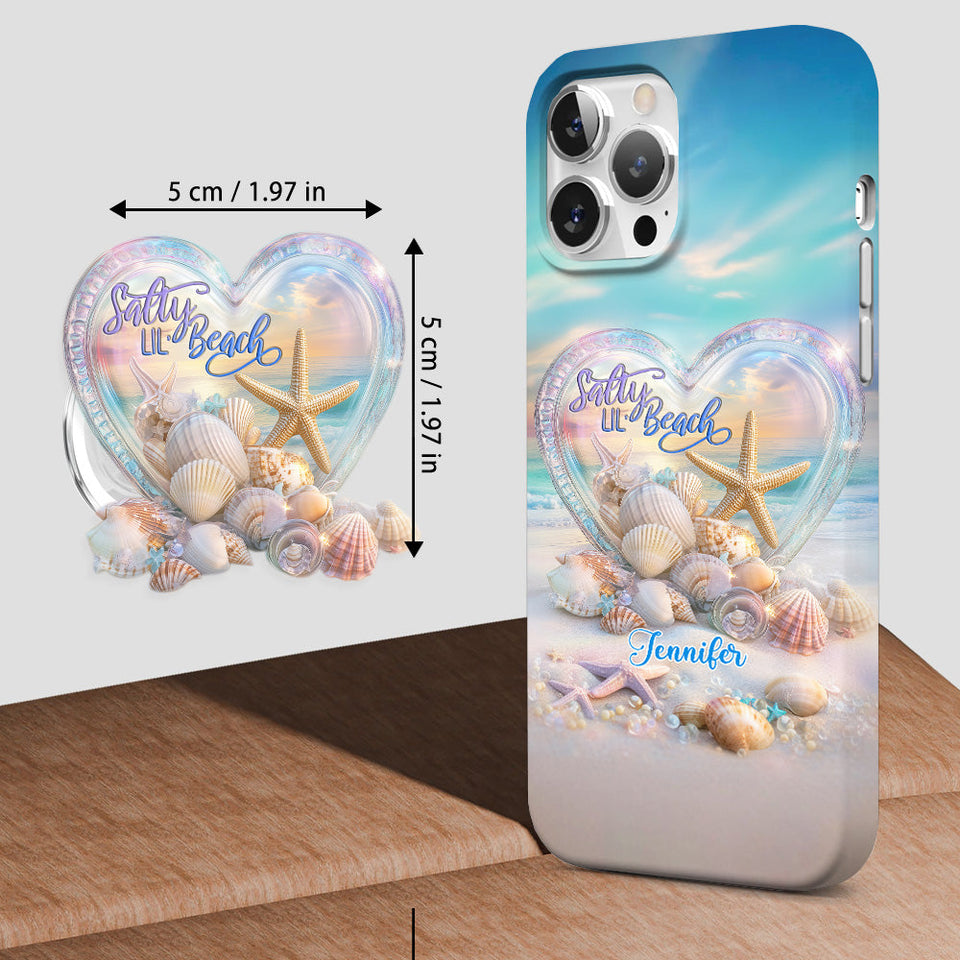 Salty Lil Beach - Personalized Sea Lover Full Print Phone Case