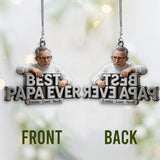 Father's Day Gifts For Dad, Grandpa - Personalized Grandpa Transparent Car Ornament
