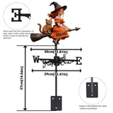 Salem Broom - Personalized Witch Weather Vane