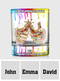 I Like My Whiskey Straight - Personalized LGBT Support Whiskey Glass