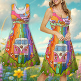 Hippie Soul - Personalized Hippie Sleeveless Dress