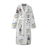 Doing Dad Sh*t - Personalized Father Pajama Kimono Robe