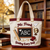 Vintage Teacher - Personalized Teacher Tote Bag