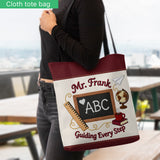 Vintage Teacher - Personalized Teacher Tote Bag