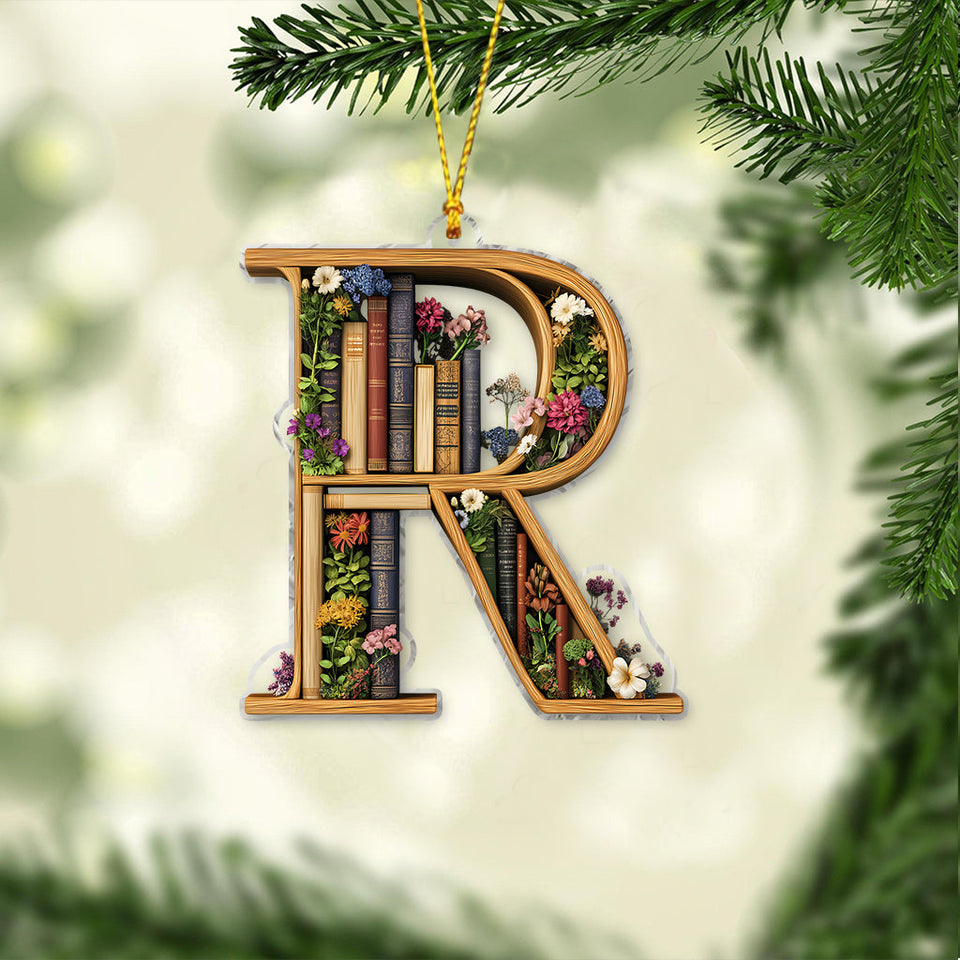Love Books - Personalized Book Ornament