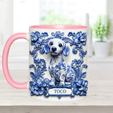 Porcelain Dachshund - Personalized Dog Accent Mug