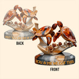 You & Me We Got This - Personalized Couple Custom Shaped Acrylic Plaque