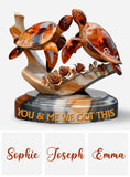 You & Me We Got This - Personalized Couple Custom Shaped Acrylic Plaque