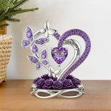 We Love You Perfect Gift For Mom, Grandma - Personalized Grandma Custom Shaped Acrylic Plaque
