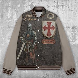 Amour Of God - Personalized Christian Varsity Jacket