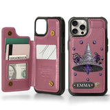 Beautiful Witch Hat - Personalized Witch Wallet Phone Case