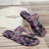 Just A Woman Who Loves Sewing - Personalized Sewing Open Toe Sandals