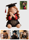 Can I Go To Bed Now - Personalized Graduation Premium Faux Fur Pillow
