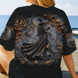 Black Witch - Personalized Witch All Over Shirt