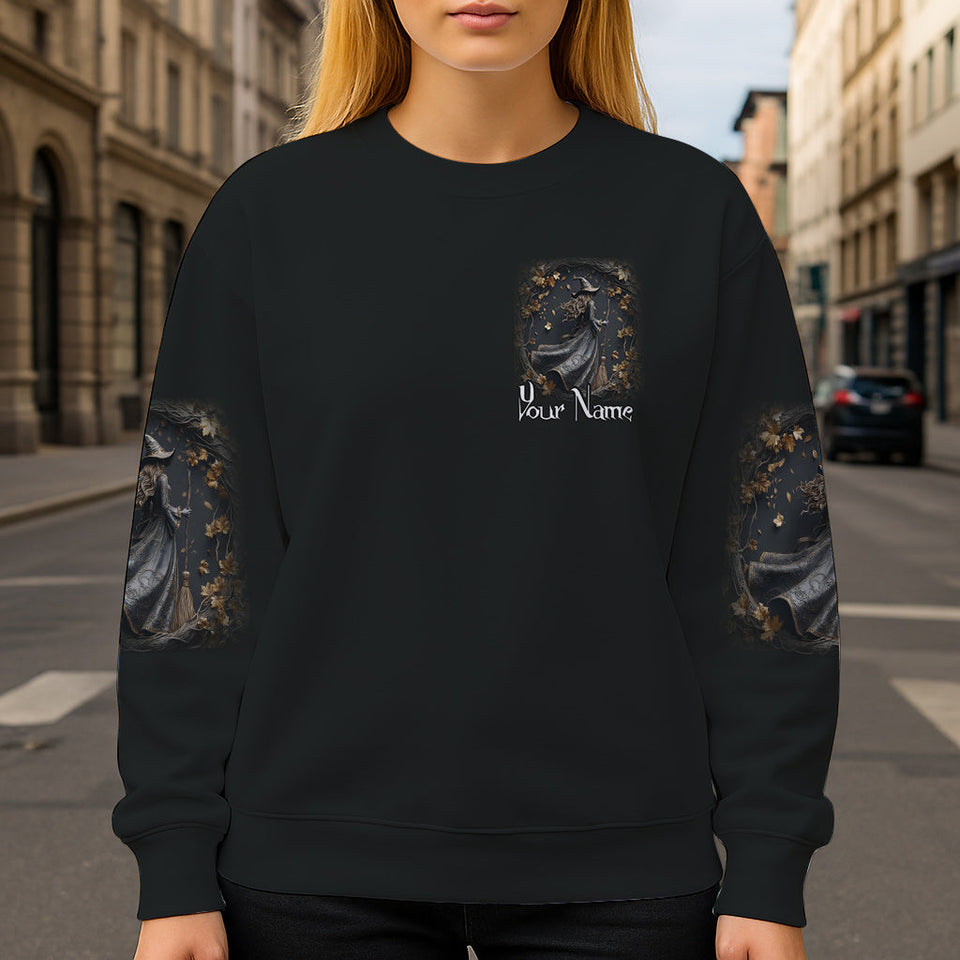 Black Witch - Personalized Witch All Over Shirt