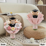 Graduation Bouquet - Personalized Graduation Premium Faux Fur Pillow