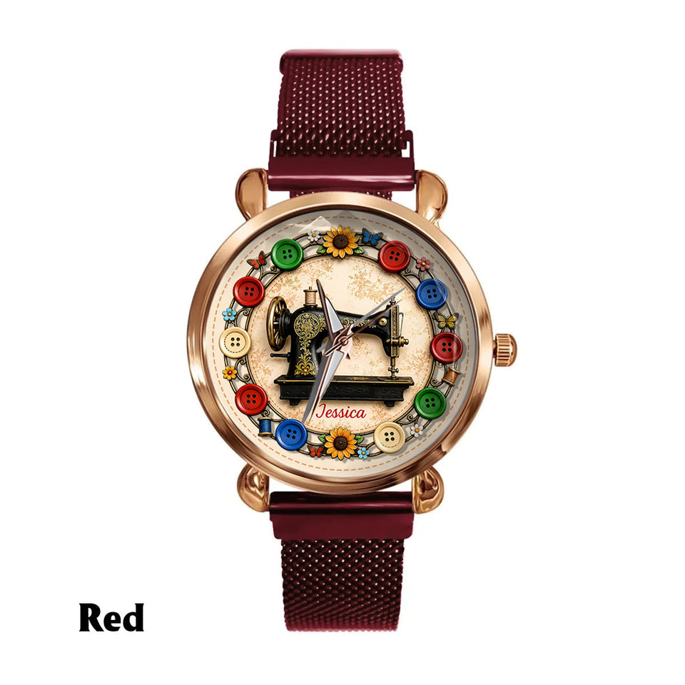 Love Sewing - Personalized Sewing Women Hand Watch