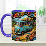 Hippie Van - Personalized Hippie Accent Mug