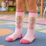 Any Photo Lucky Day Socks - Personalized Kid Socks
